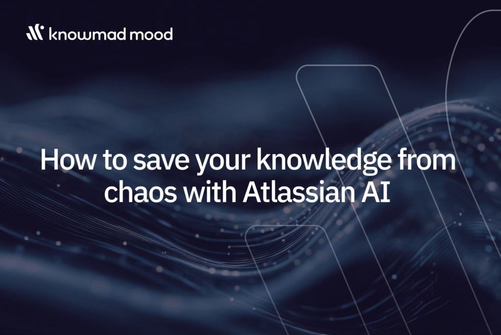 How to save your knowledge from chaos with Atlassian AI